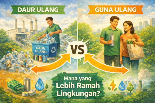 Daur Ulang vs Guna Ulang: Mana yang Lebih Ramah Lingkungan?