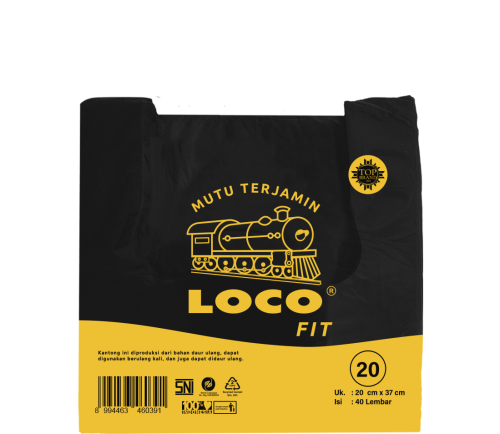 LOCO Fit Hitam 20x37