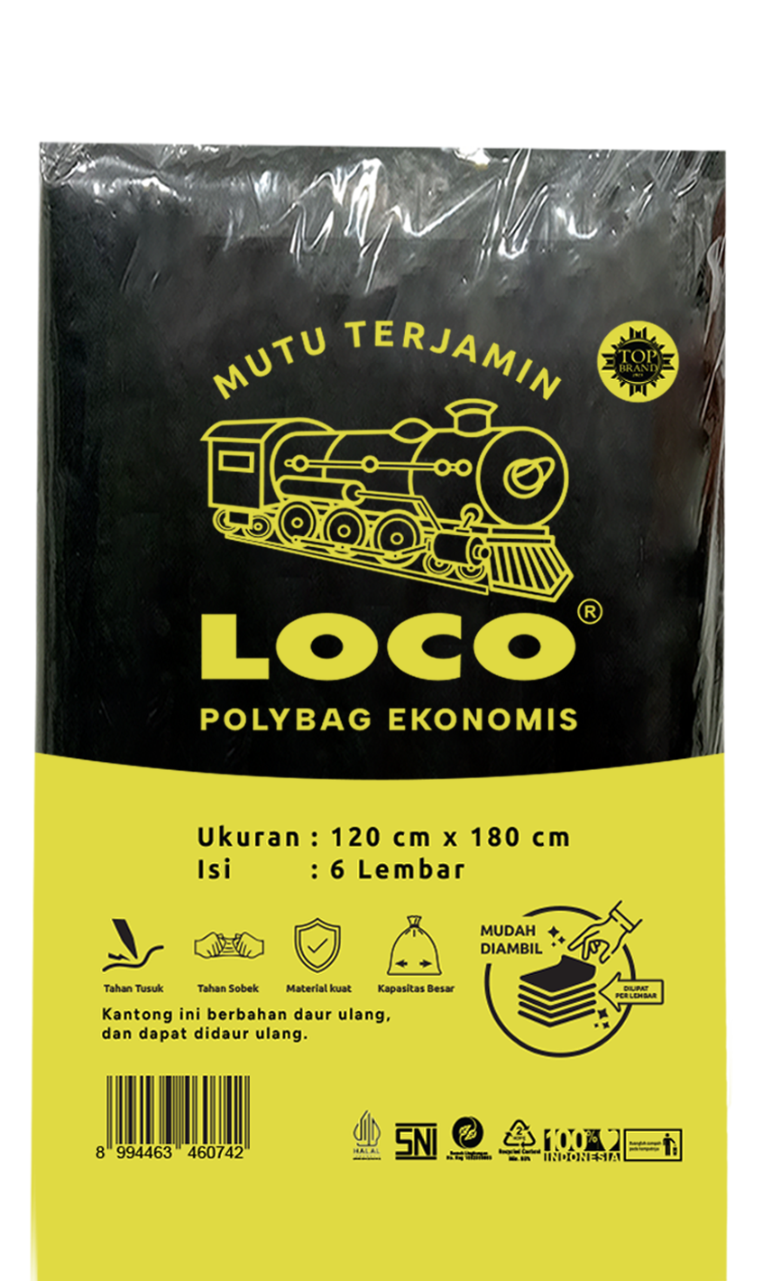 LOCO Polybag Ekonomis Hitam 120