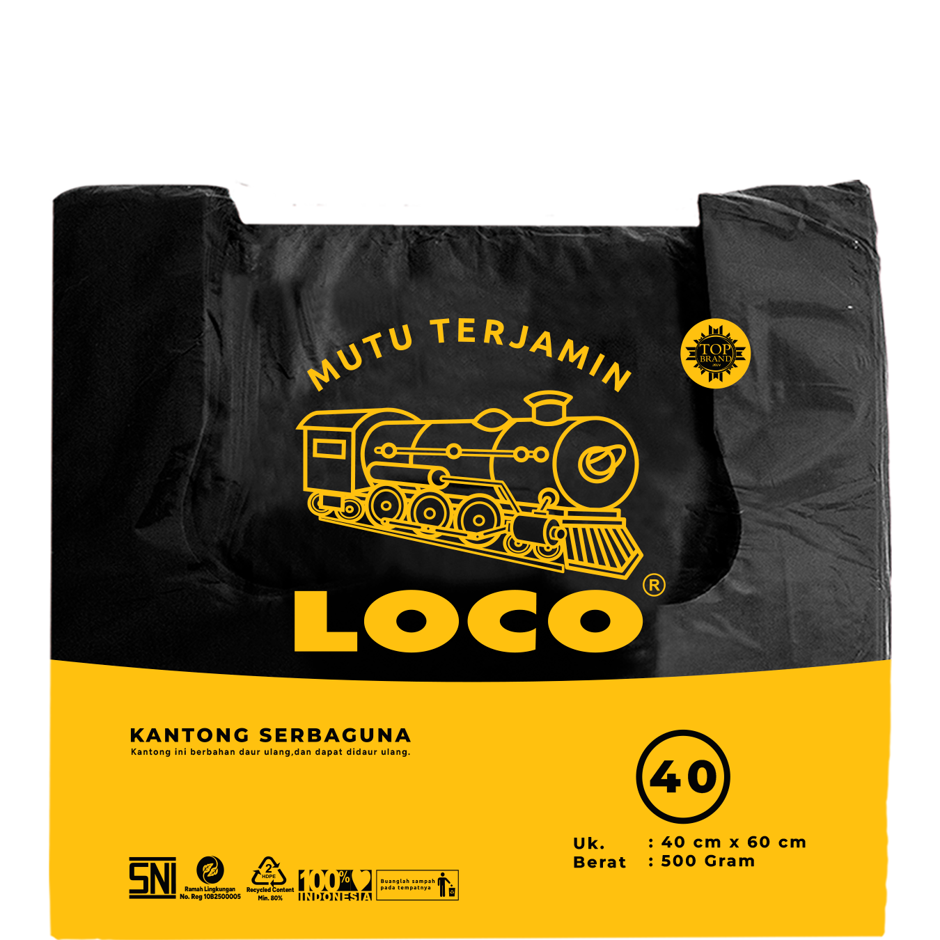LOCO Tebal Hitam 40