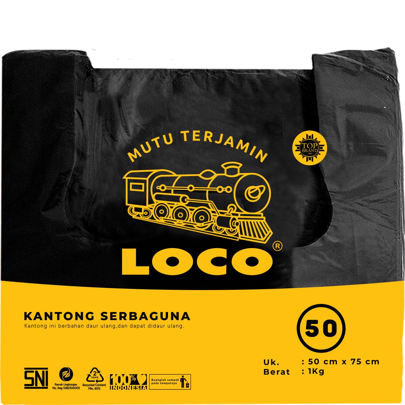 LOCO Tebal Hitam 50