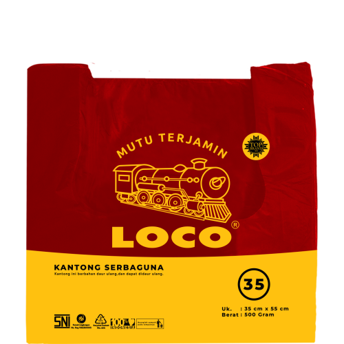 LOCO Tebal Merah 35x55