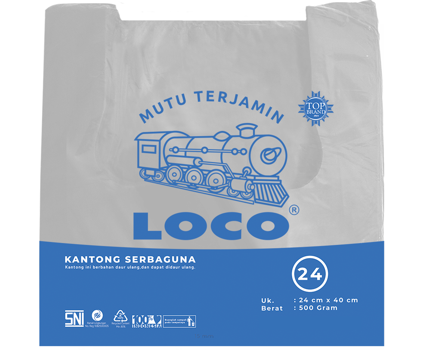 LOCO Tebal Putih 24