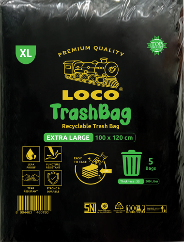 LOCO Trashbag Hitam 100x120