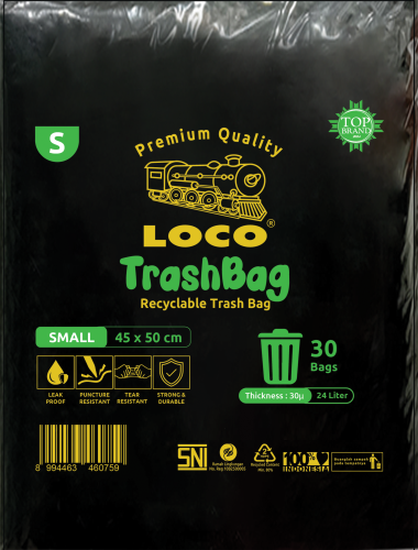 LOCO Trashbag Hitam 45x50